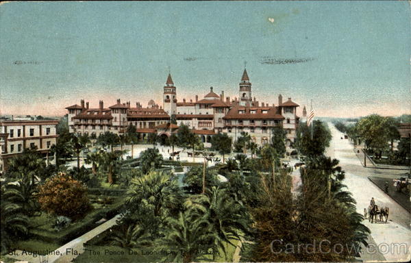 The Ponce De Leon From Alcazar St. Augustine Florida