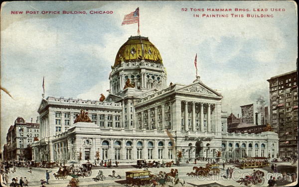 New Post Office Building Chicago Illinois