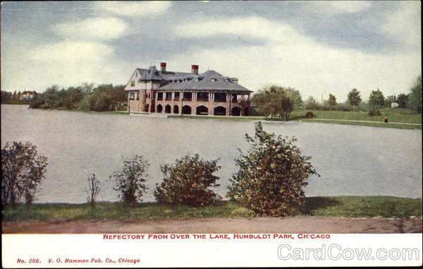 Refectory From Over The Lake, Humboldt Park Chicago Illinois