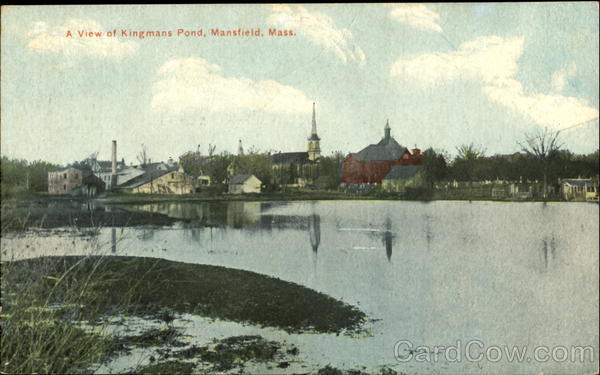 A View Of Kingmans Pond Mansfield Massachusetts
