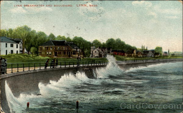 Lynn Breakwater And Boulevard Massachusetts