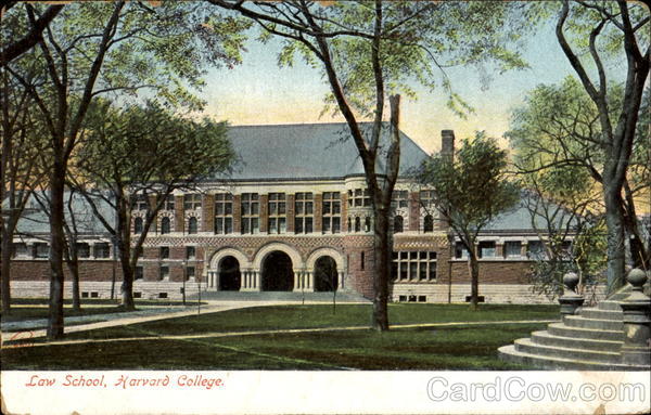 Law School, Harvard College Cambridge Massachusetts