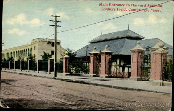 Main Entrance To Harvard Stadium, Soldiers Field Cambridge Massachusetts