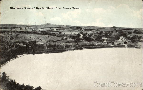 Bird's - Eye View Of Dennis From Scargo Tower Massachusetts