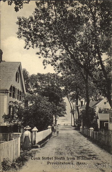 Cook Street South From Bradford St. Provincetown Massachusetts