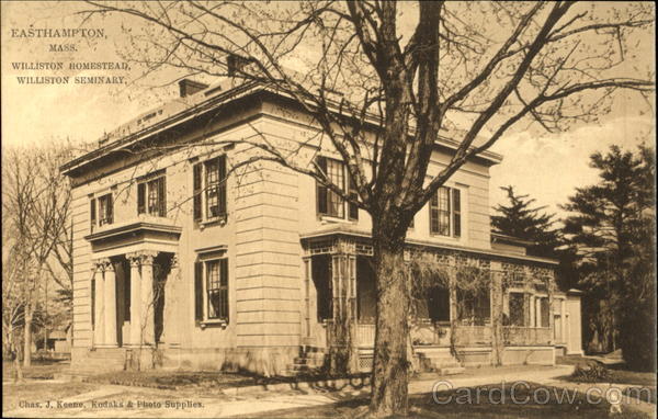 Williston Homestead Williston Seminary EAsthampton Massachusetts