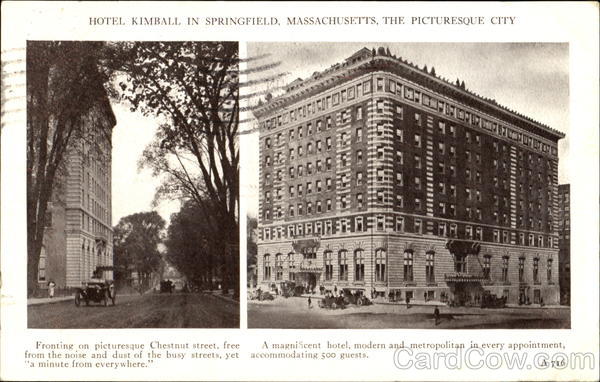 Hotel Kimball In Springfield Massachusetts