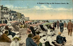 A Summer's Day At Old Orchard Beach Postcard