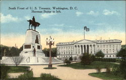 South Front Of U. S. Treasury Postcard