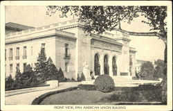 Front View Pan American Union Building Postcard