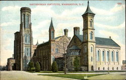 Smithsonian Institute And Agriculture Building Postcard