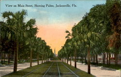 View Of Main Street Postcard