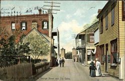 St. George Street And City Gates Postcard