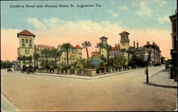 Cordova Hotel And Alcazar Hotel Postcard