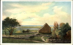 The Original Peregrine White House Marshfield, MA Postcard Postcard
