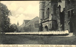 Choir, Mt. Holyoke College Massachusetts Postcard Postcard