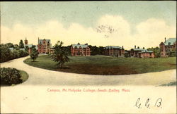 Campus, Mt. Holyoke College South Hadley, MA Postcard Postcard