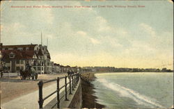 Boulevard And Water Front Postcard