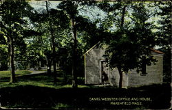 Daniel Webster Office And House Marshfield, MA Postcard Postcard