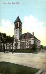 City Hall Cambridge, MA Postcard Postcard