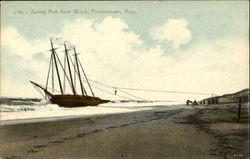 Saving Men From Wreck Postcard