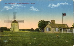 Old Windmill South Yarmouth, MA Postcard Postcard