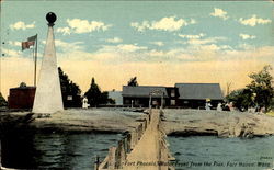 Fort Phoenix Water Front From The Pier Fairhaven, MA Postcard Postcard