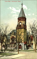 Town Hall Fairhaven, MA Postcard Postcard