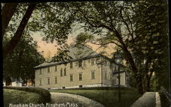 Hingham Church Massachusetts Postcard Postcard