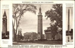 Wonderful Towers Of Two Continents Postcard