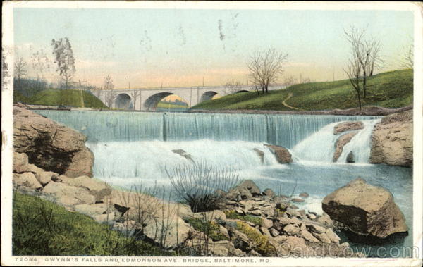 Gwynn's Falls And Edmonson Ave. Bridge Baltimore Maryland