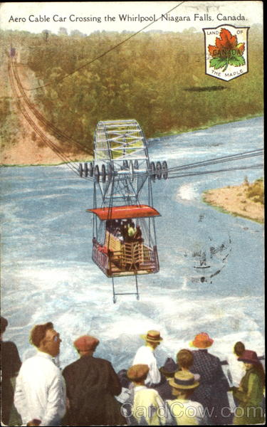 Aero Cable Car Crossing The Whirlpool Niagara Falls New York Canada