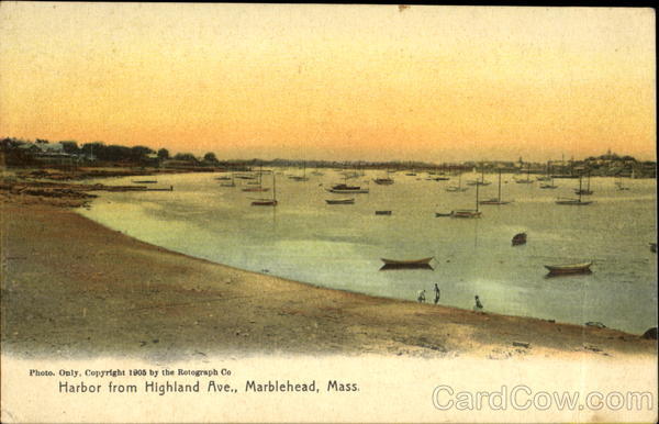 Harbor From Highland Ave. Marblehead Massachusetts