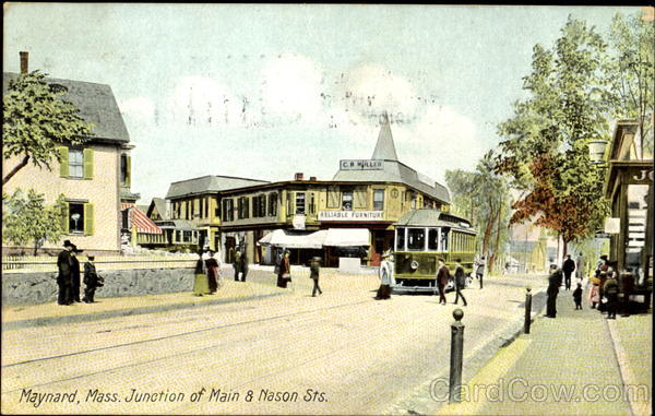 Junction Of Maine & Nason Sts Maynard Massachusetts