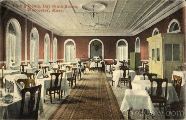 Dining Room Bay State House Worcester Massachusetts