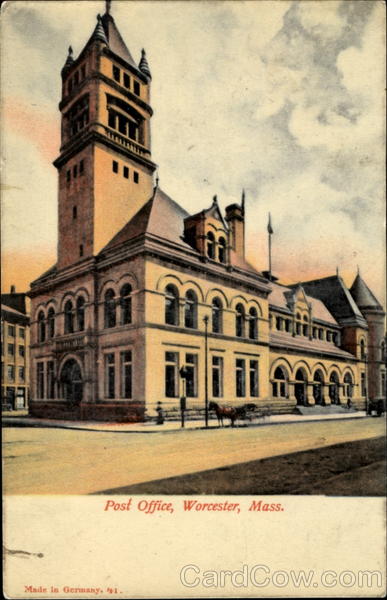 Post Office Worcester Massachusetts