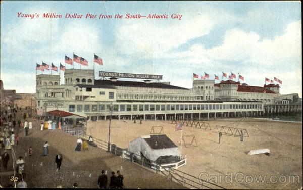Young's Million Dollar Pier From The South Atlantic City New Jersey