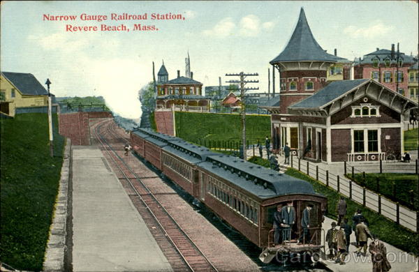 Narrow Gauge Railroad Station Revere Beach Massachusetts