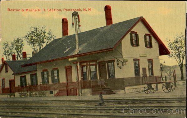 Boston & Maine R. R. Station Penacook New Hampshire