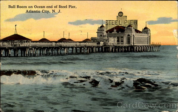 Ball Room On Ocean End Of Steel Pier Atlantic City New Jersey
