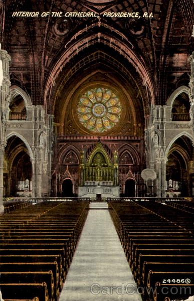 Interior Of The Cathedral Providence Rhode Island