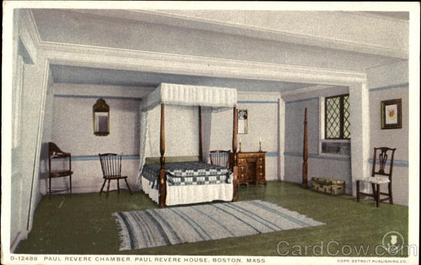 Paul Revere Chamber Paul Revere House Boston Massachusetts