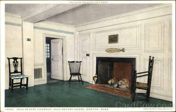 Paul Revere Chamber Paul Revere House Boston Massachusetts