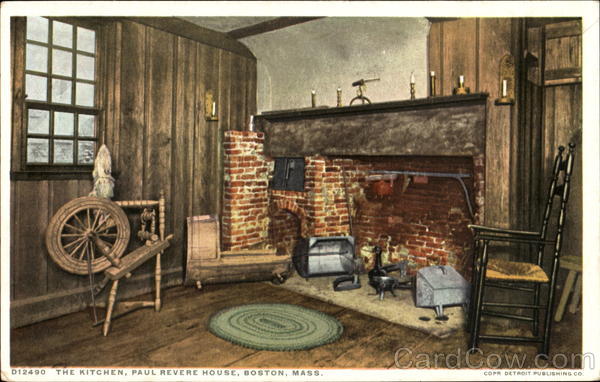 The Kitchen Paul Revere House Boston Massachusetts
