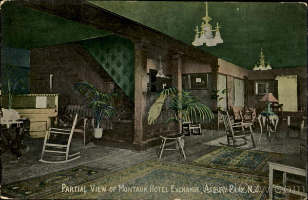 Partial View Of Montauk Hotel Exchange Asbury Park New Jersey