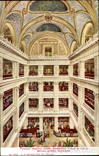 Fiffany Mosaic Dome Chicago Illinois