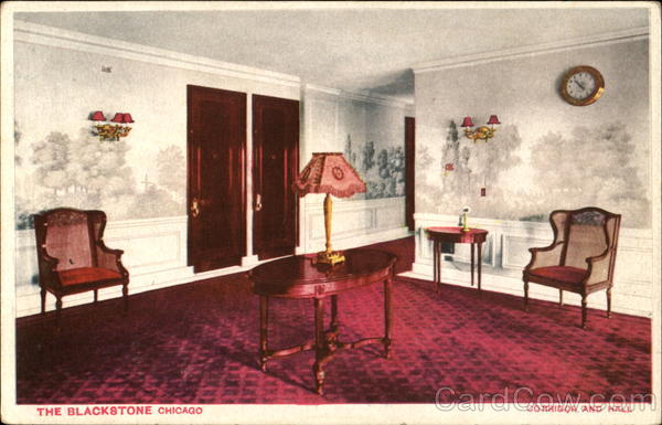 The Blackstone Corridor And Hall Chicago Illinois