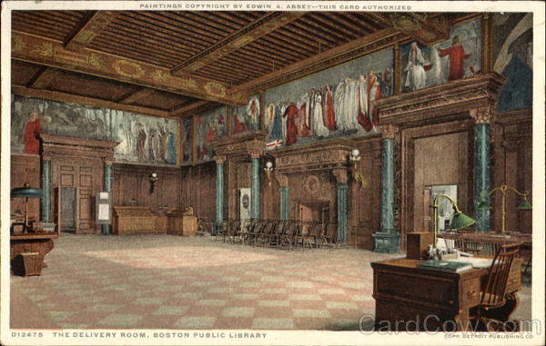 Public Library The Delivery Room Boston Massachusetts