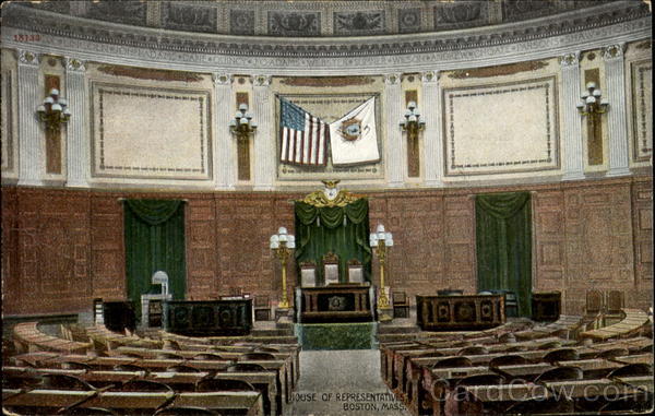House Of Representatives Boston Massachusetts