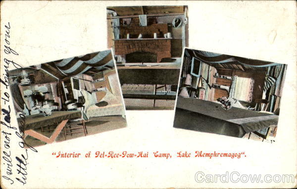 Interior Of Pel-Ree-Pow-Hai Camp PQ Canada Quebec
